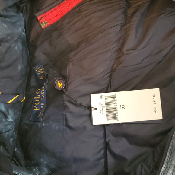 Polo by Ralph Lauren Tie Dye Jacket/Vest Combo with Removable Hood. - Picture 4 of 7